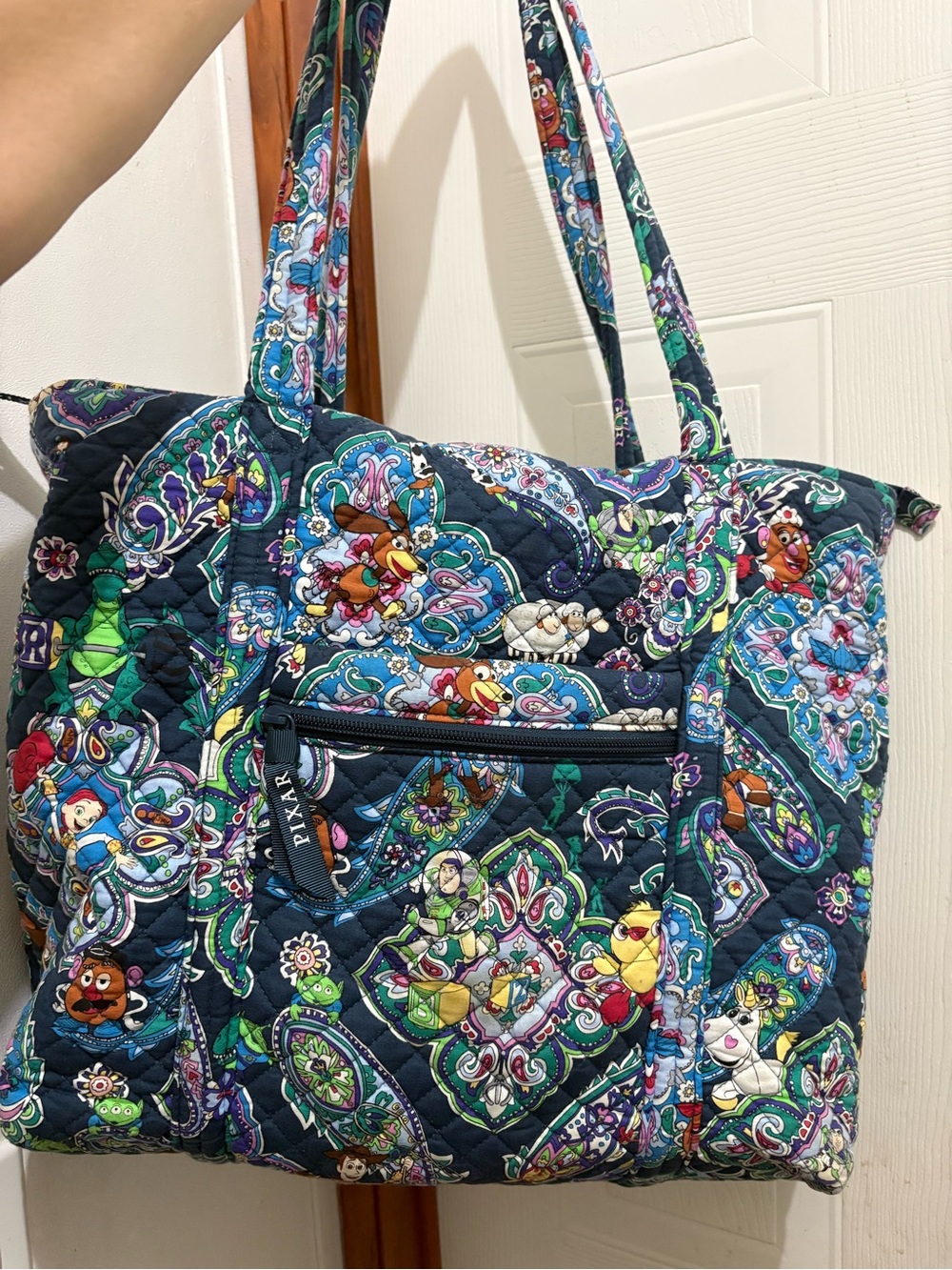 Vera Bradley Pixar Toy Story Large Tote Andy's Room